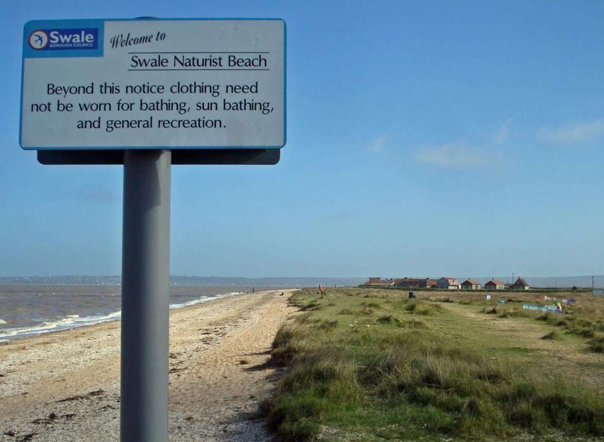 Shellness beach is among the UK's top spots for skinny dipping