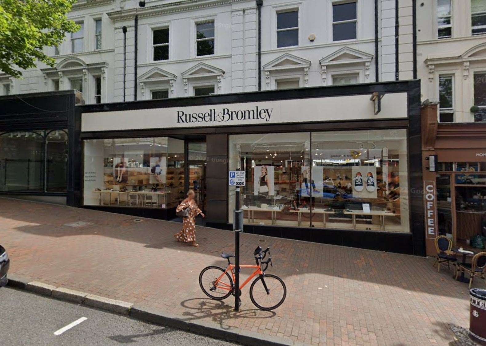 The Russell & Bromley store in Mount Pleasant Avenue, Tunbridge Wells, is set to close. Picture: Google