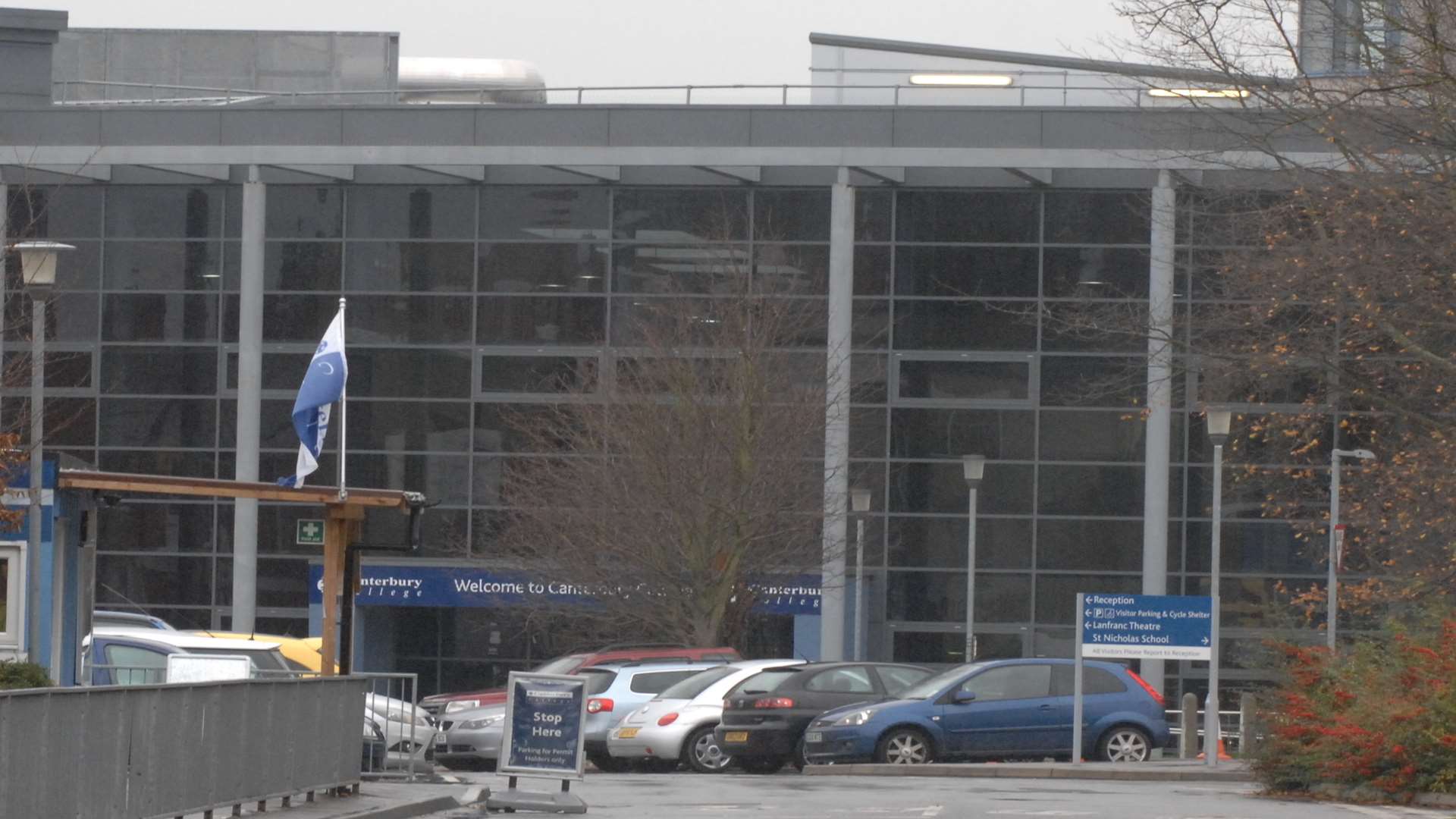Canterbury College's main campus in New Dover Road