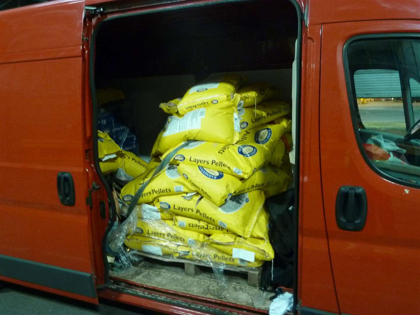 Sack of feed. All pics credit: National Crime Agency
