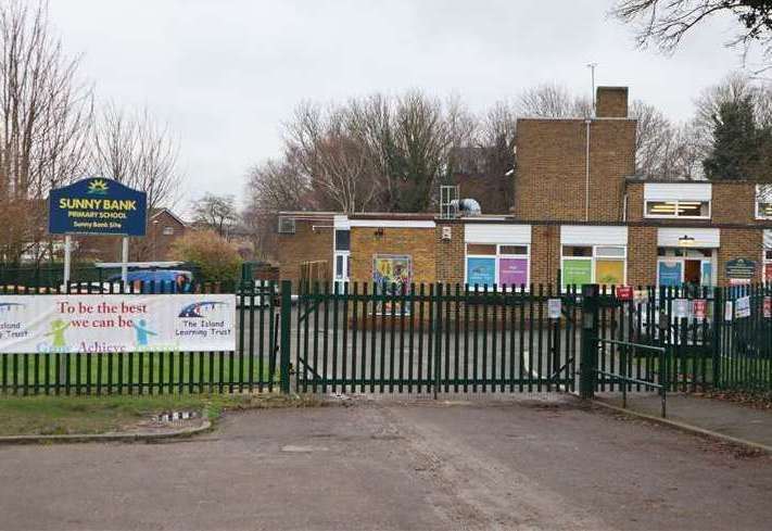 Sunny Bank Primary School in Sittingbourne is one of the seven schools in Kent affected by the concrete crisis