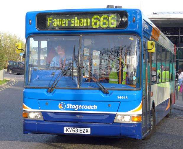 Most services on the 666 no longer go to the William Harvey Hospital. (2548981)