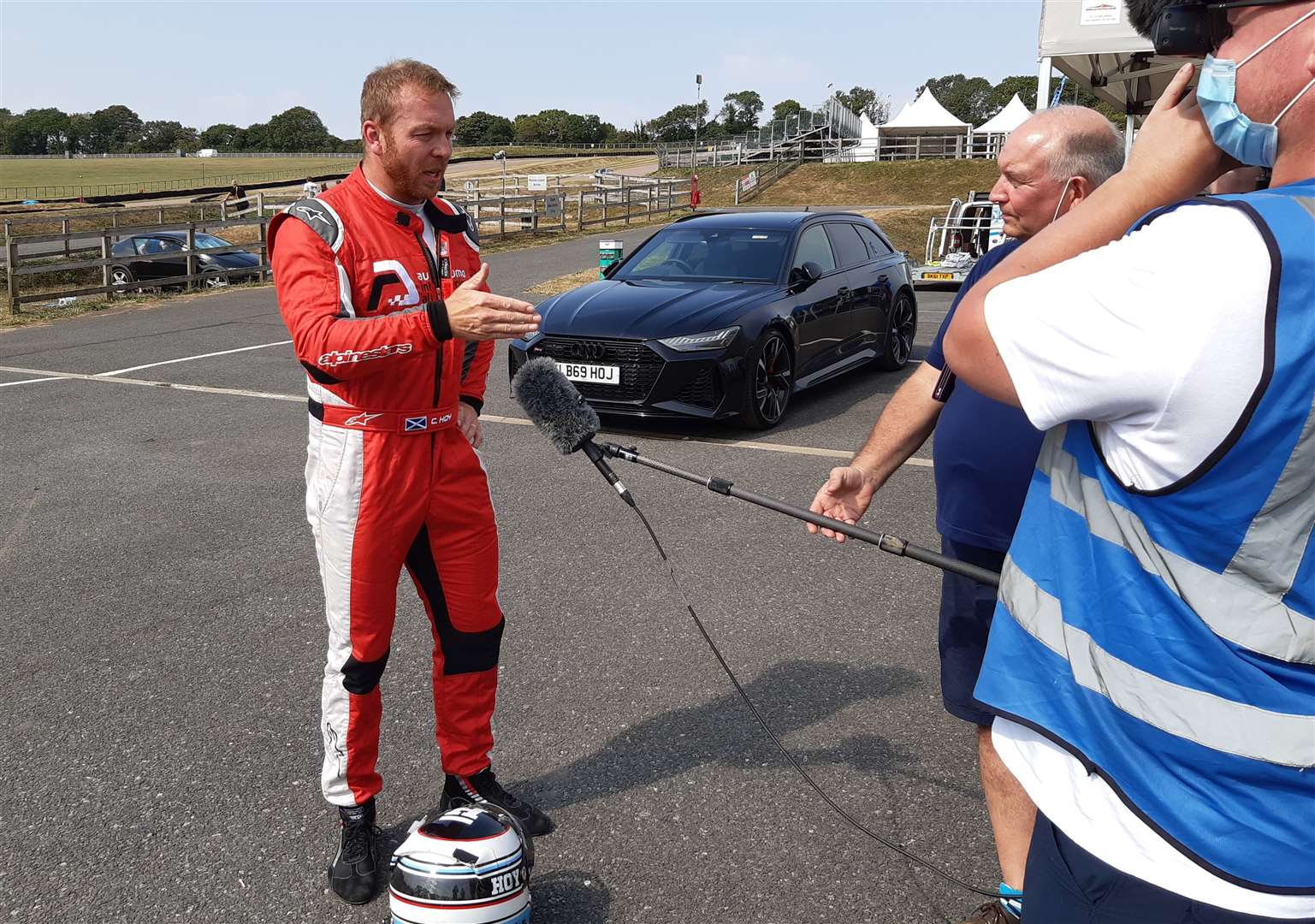 Sir Chris Hoy has tested twice at Lydden