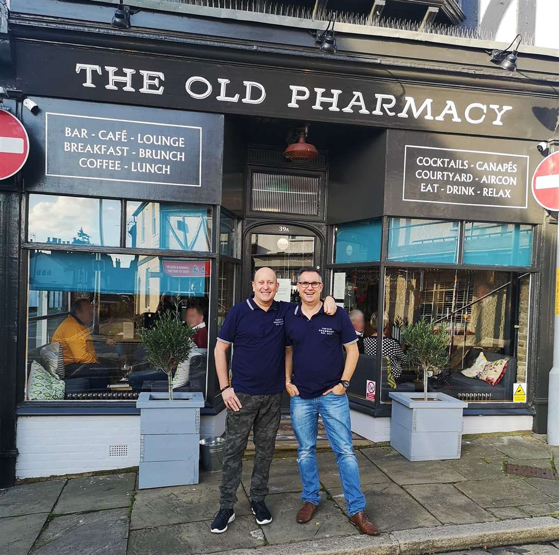 Andrew Ayers and business partner David have opened The Old Pharmacy in Sandwich