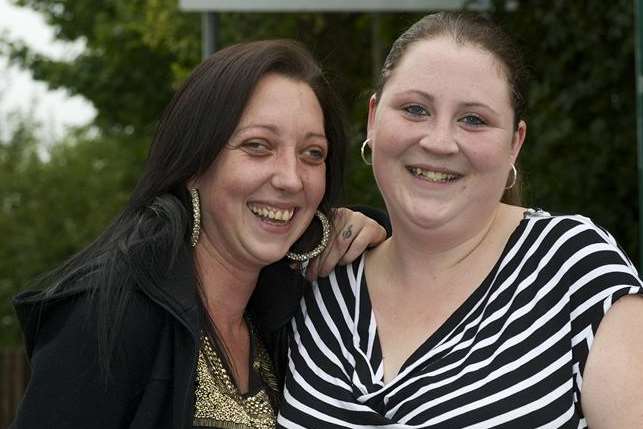 Gemma O'Hara, left, and Danielle Amusa at the White Road Community Centre, Chatham