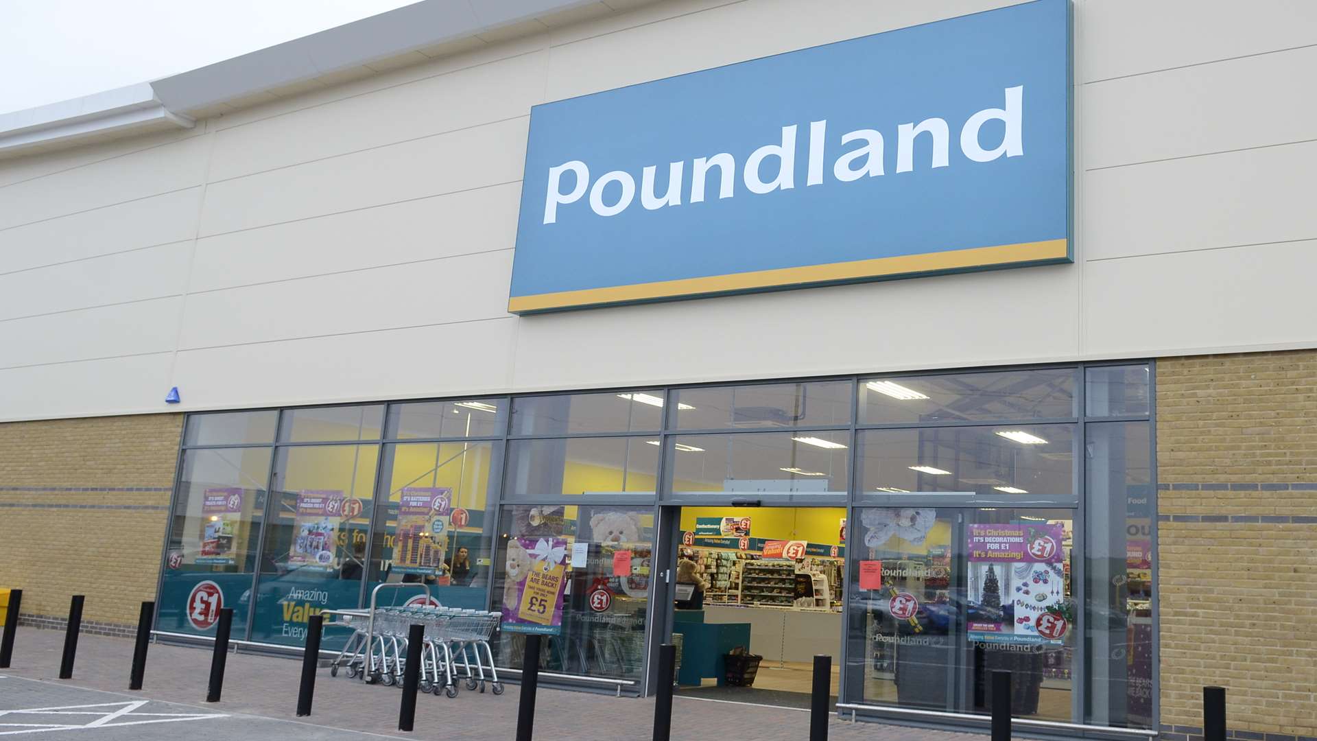 The Poundland store at Neats Court, Queenborough.