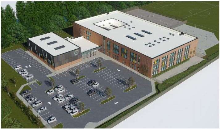 CGI mock-up of what The Leigh Academy Rainham will look like. Pic: Leigh Academy Trust Newsletter