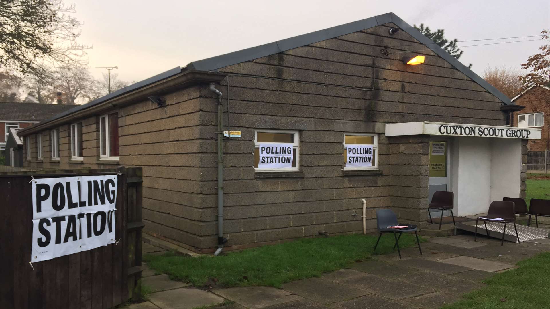 The polling stations have closed