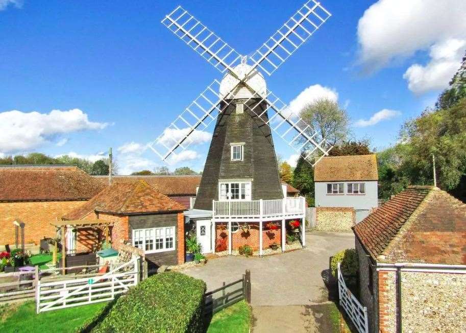 A Grade-II listed windmill house is on the market. All photos: OnTheMarket.com