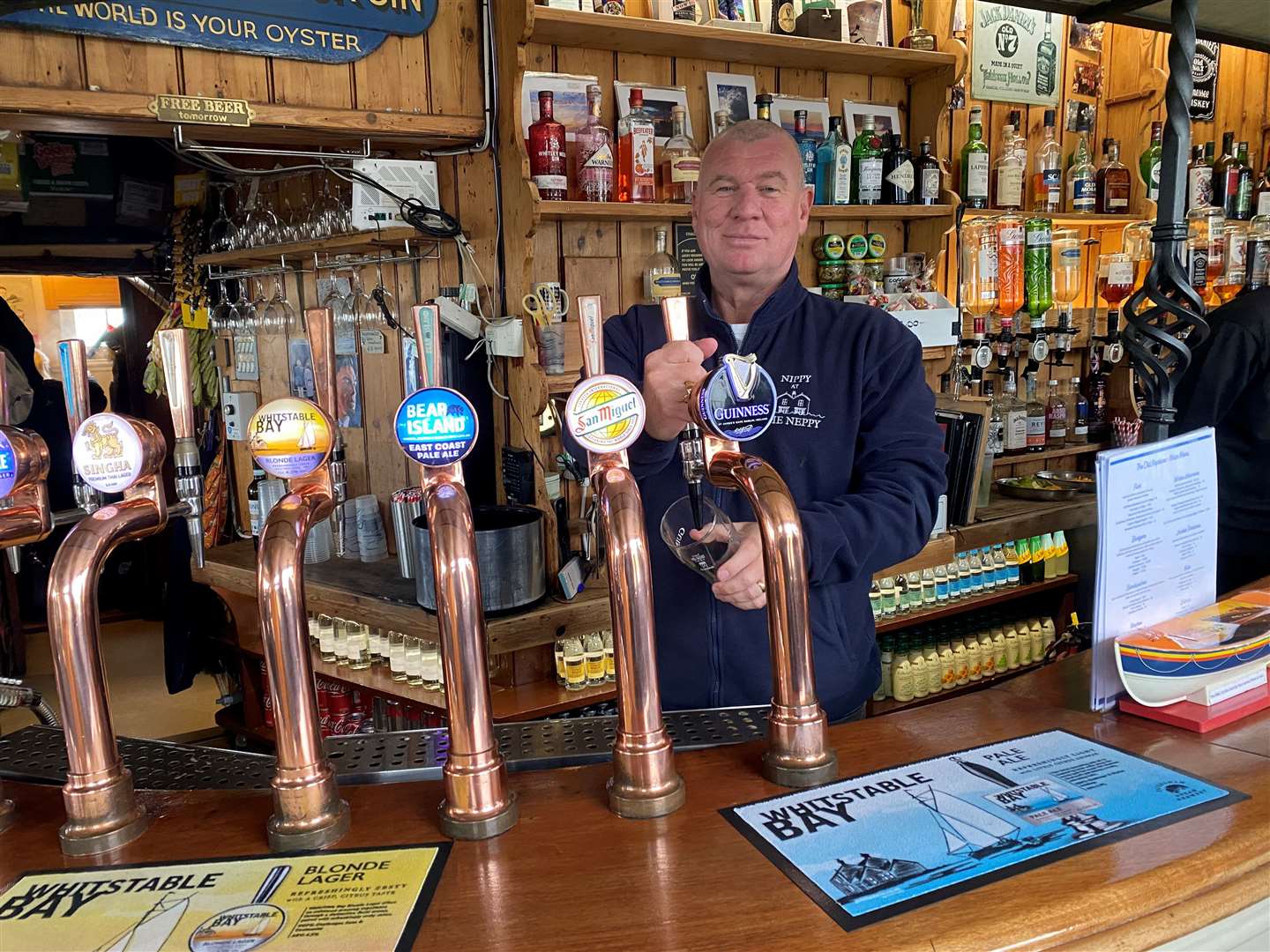Darren Wilton will celebrate 20 years as landlord of the Old Neptune in Whitstable this August
