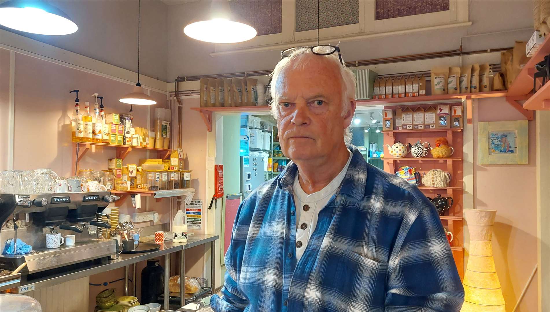 David Watson, owner of The Dog House coffee shop in Sandgate