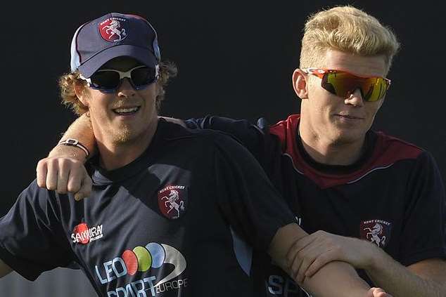 Sam Northeast, left, and Sam Billings Picture: Barry Goodwin