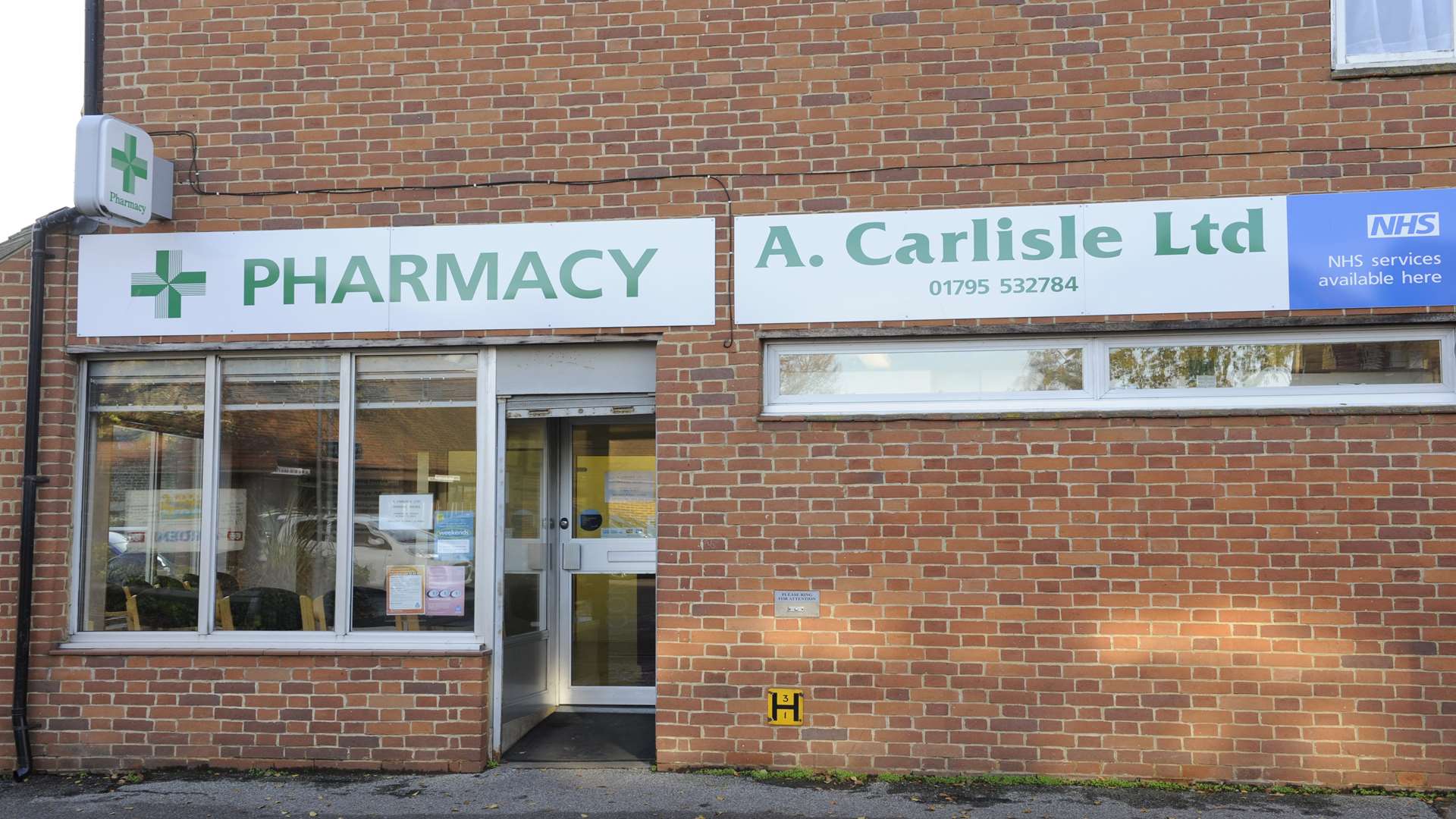 Carlisle Pharmacy in Bank Street where the knifepoint robbery took place.