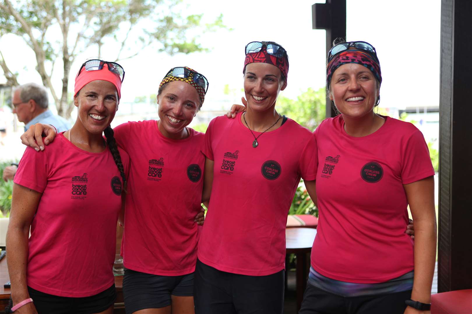 From left, Natalia Cohen, Emma Mitchell, Laura Penhaul and Meg Dyos of Coxless Crew