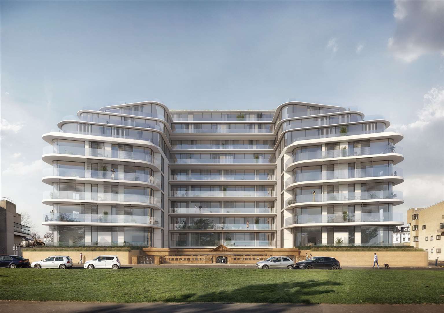The development will be nine storeys high when complete. Picture: Hollaway