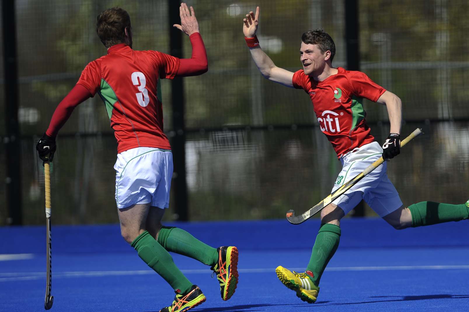 Canterbury's Matt Burton-Bowen celebrates his goal against Bowdon Picture: Ady Kerry