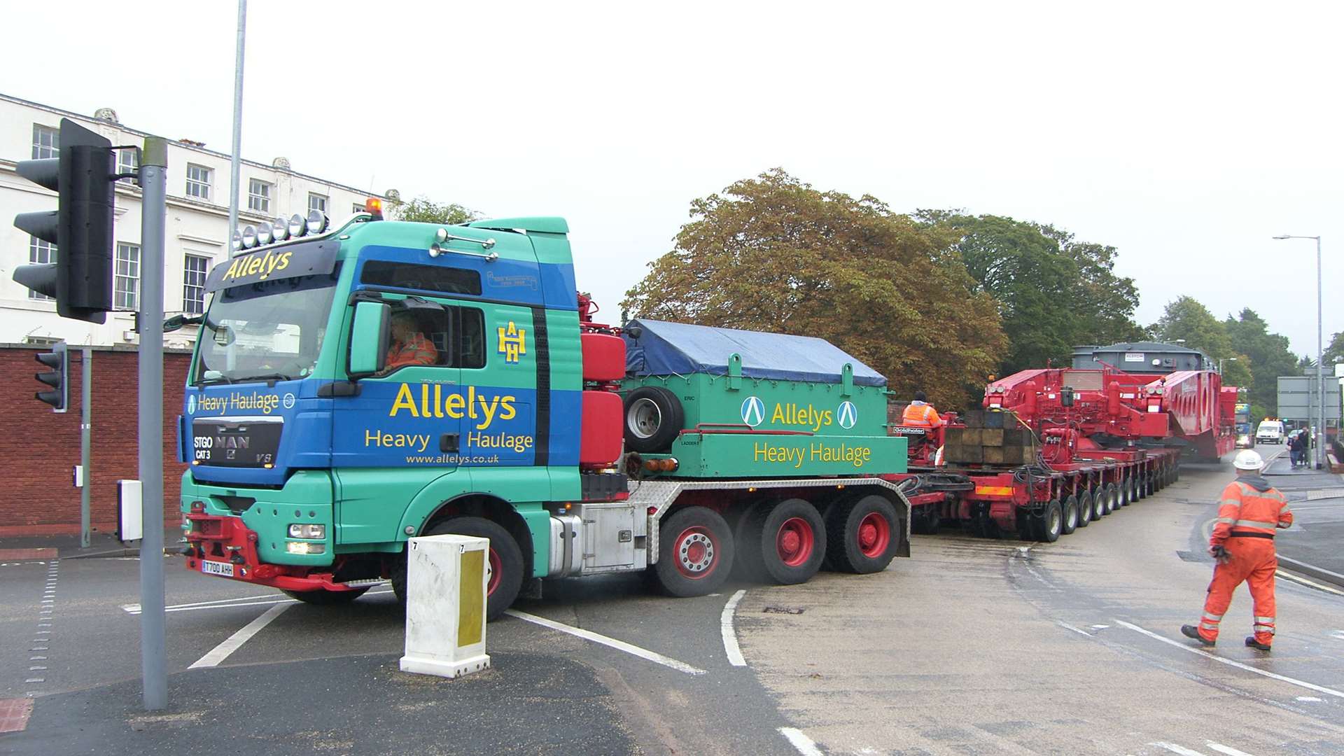 The convoy will be a bit bigger than this one which also was destined for Sellindge. Picture: National Grid