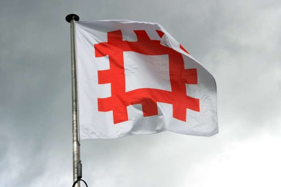 English Heritage flag: Stock Image