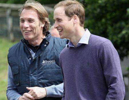 HRH Prince William meets Damian Aspinall at The Aspinall Foundation's Port Lymne Wild Animal Park. Picture: Getty Images