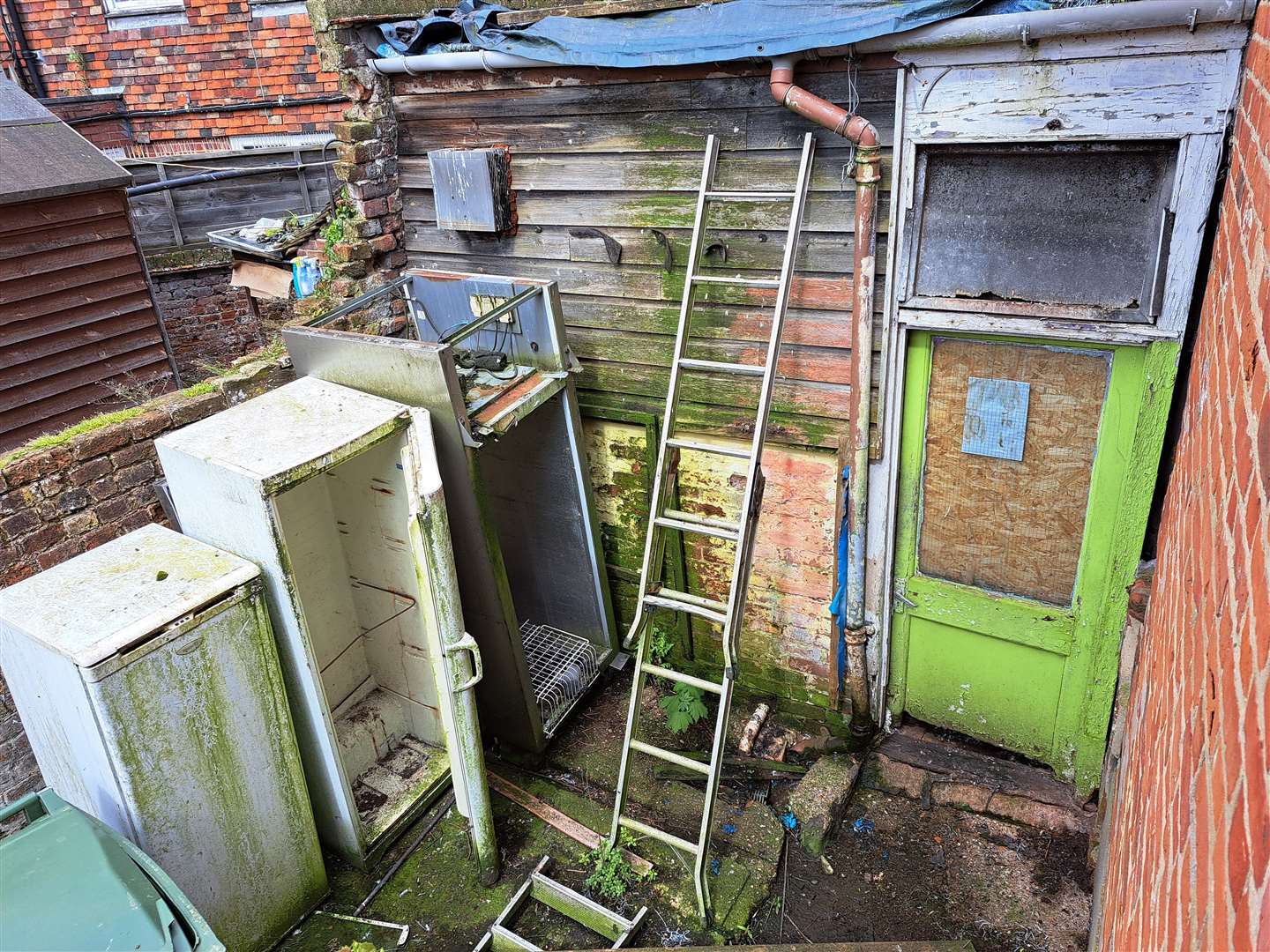 Neighbours report that the derelict Grade II-listed building is infested with rats and pigeons