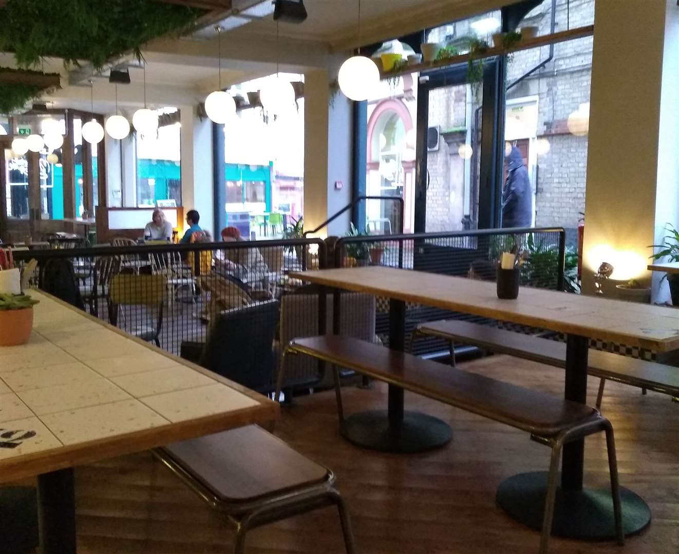 The restaurant opened last year