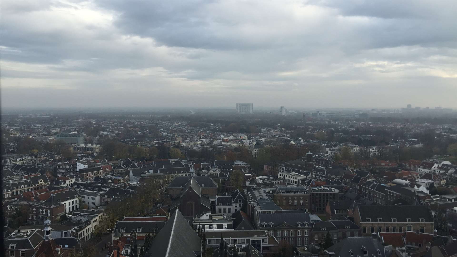 Views over Utrcht from the top of the Dom Tower