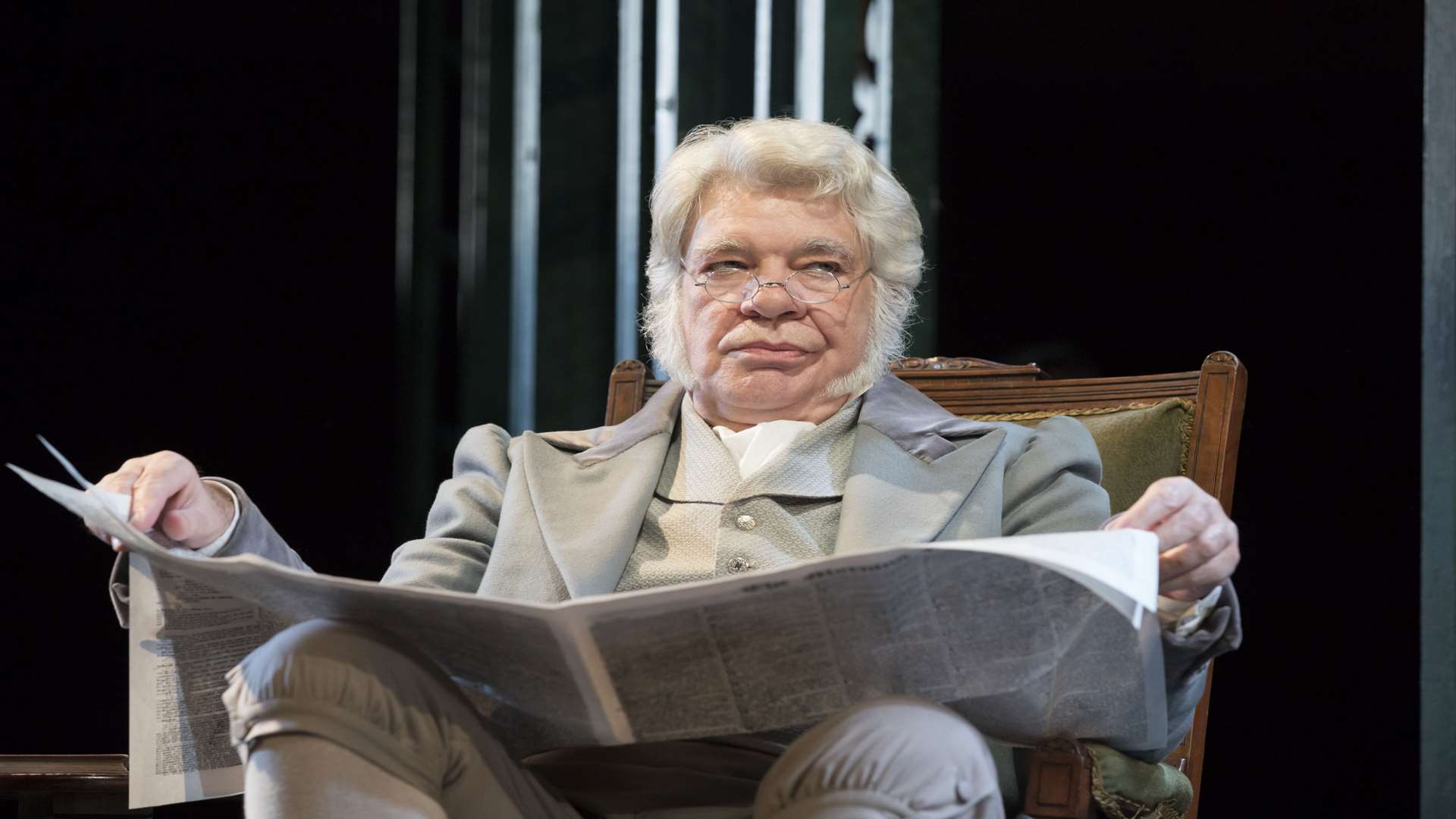Matthew Kelly plays Mr Bennet Picture: Johan Persson
