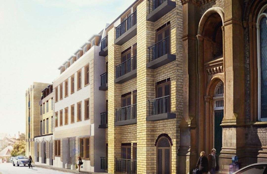 A CGI showing how the 87-flat development could look. Picture: Vidi Construction