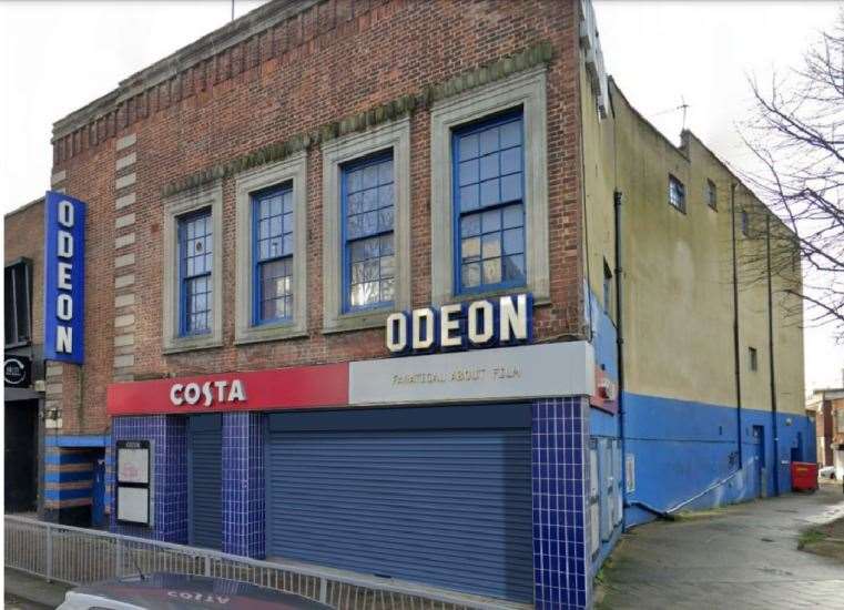 Odeon wants to install a security shutter at the front of the building