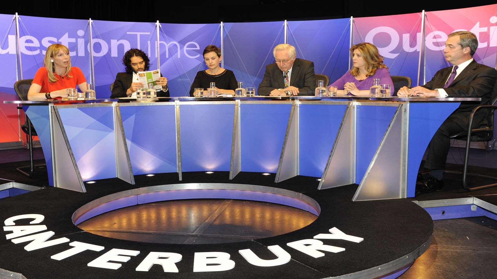 The panel at tonight's Question Time. Picture: Tony Flashman
