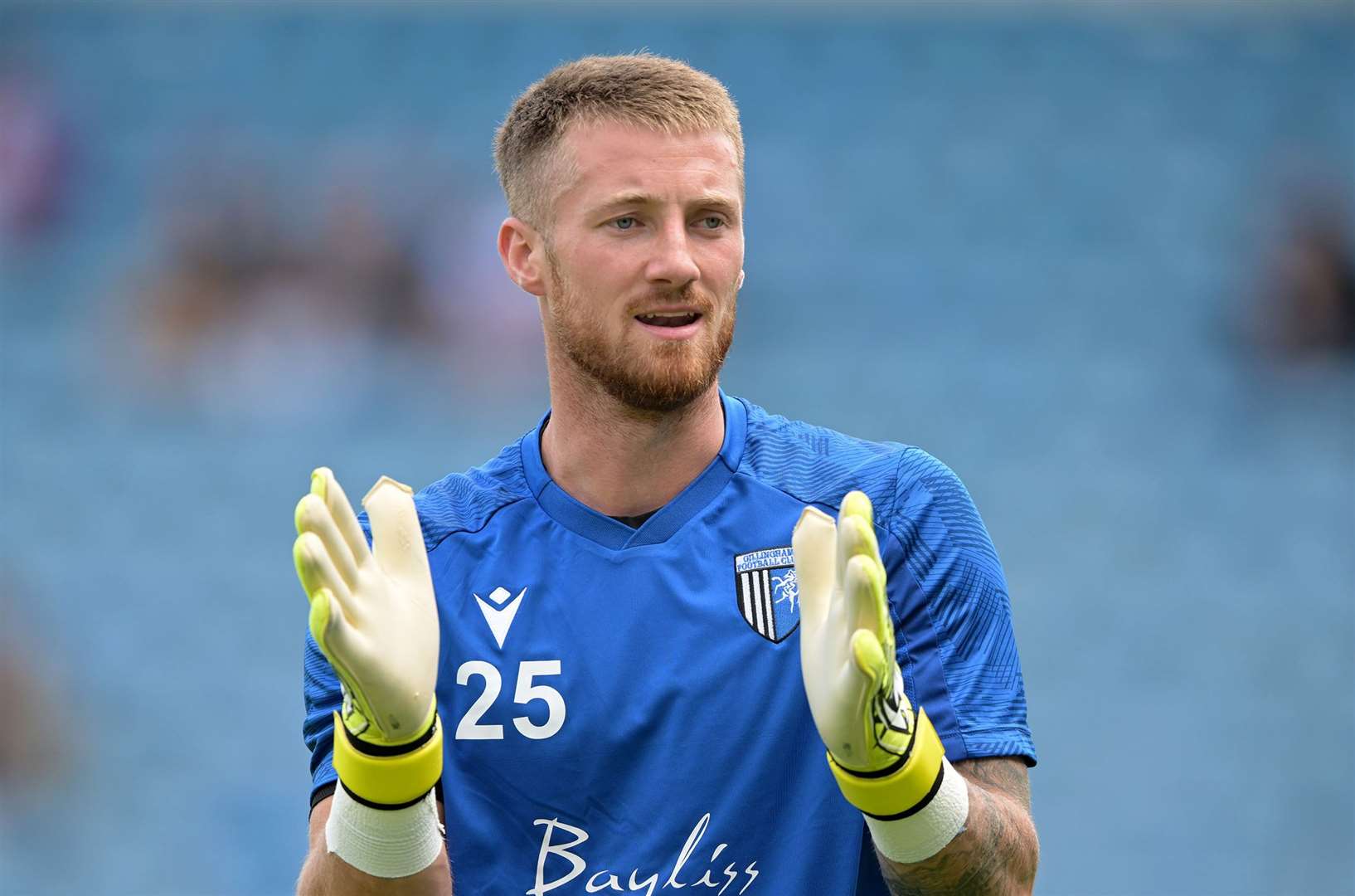 Jake Turner was back in goal for Gillingham on Saturday Picture: Keith Gillard