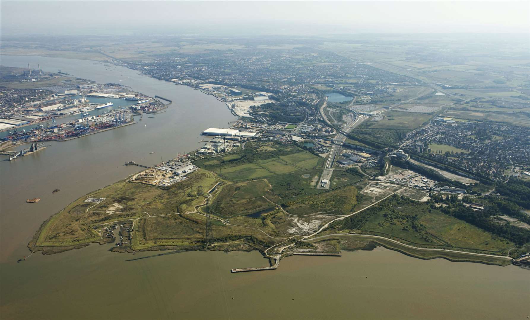 The London Resort has been earmarked to be built on the Swanscombe Peninsula. Picture: EDF Energy