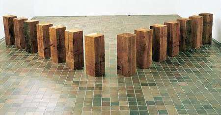 Carl Andre, Phalanx (1981) which will go on show at the Turner Contemporary Picture: Carl Andre. DACS, London/VAGA, New York 2012