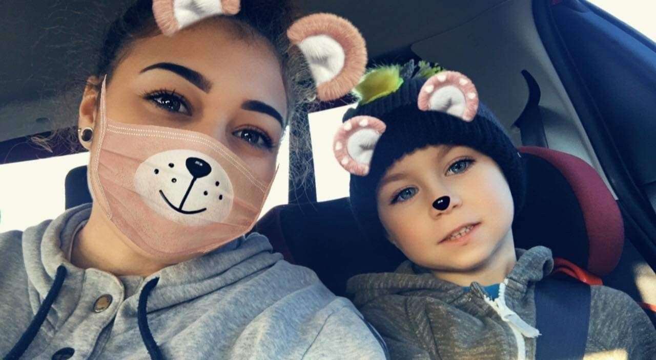 Maciee Stanford with her nephew Lucas Dobson. Picture: Maciee Stanford (15386260)