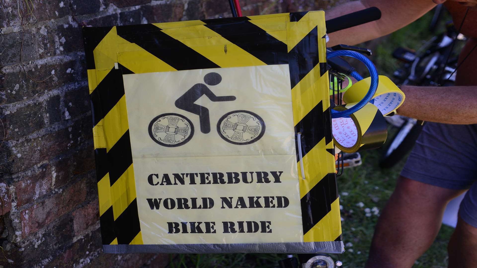 The event grabbed the attention of Canterbury residents today