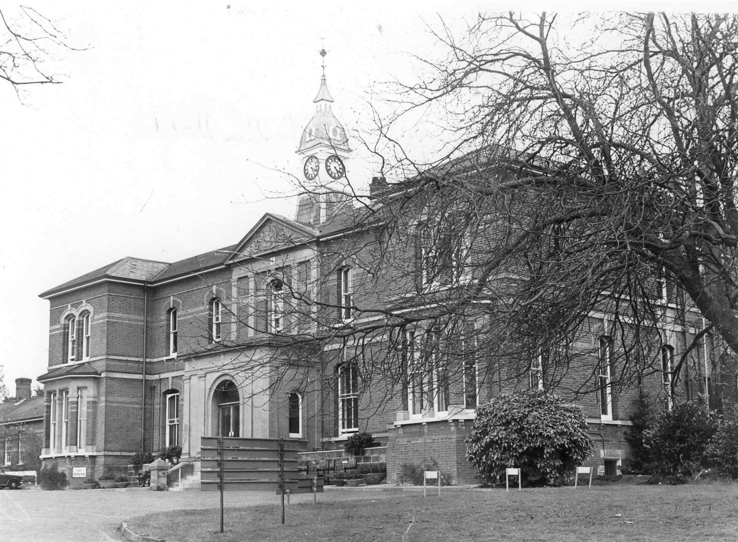 St Augustine's hospital at Chartham pictured in 1976