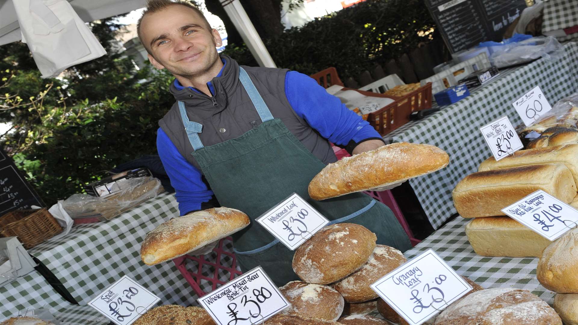 Freshly baked bread at the Broadstairs Food Festival
