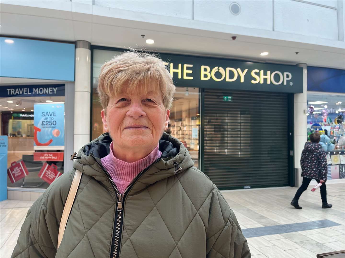 June Picton, 75, said she was not surprised to find out The Body Shop was closing