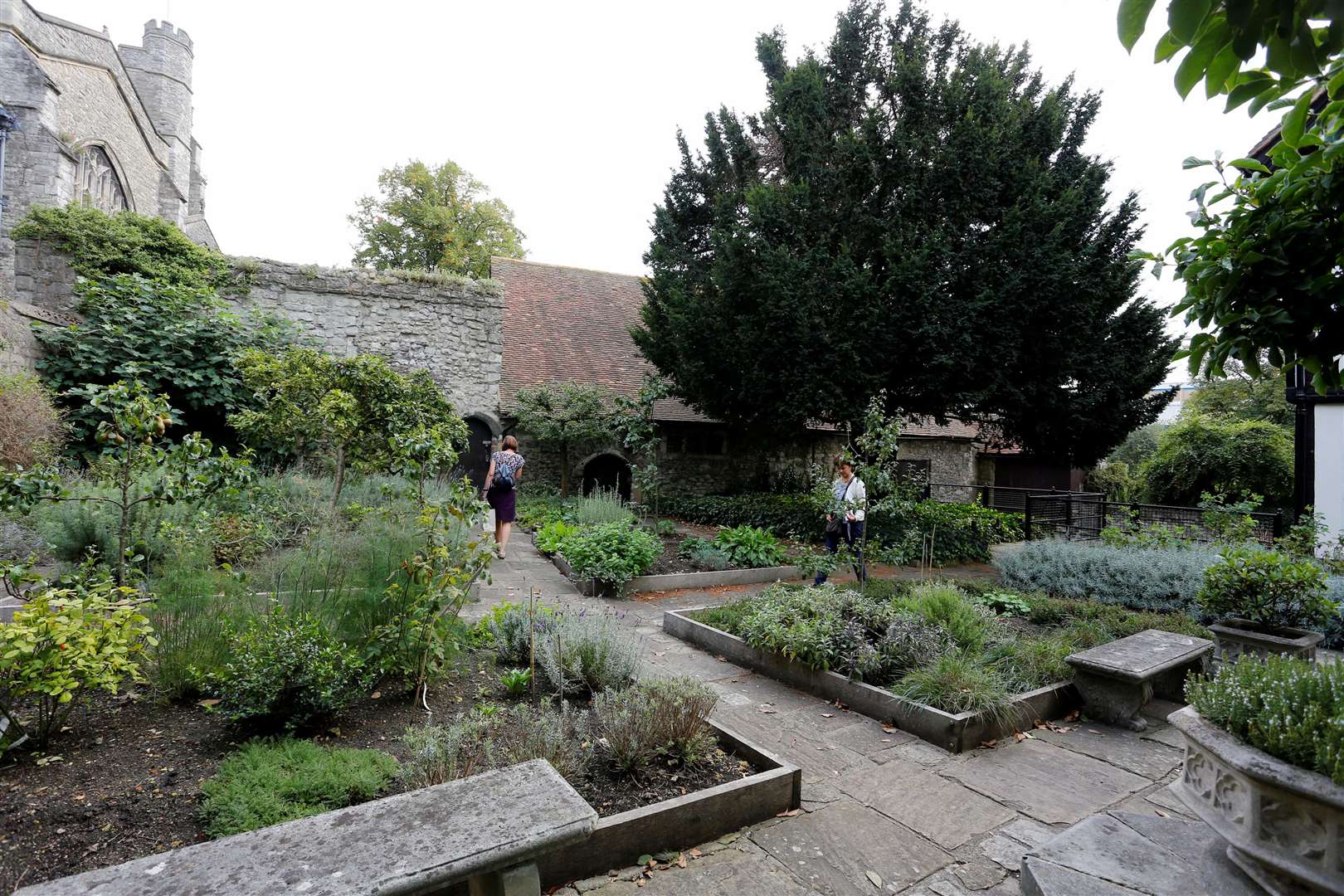 The Herb Garden at the Archbishop’s Palace in Mill Street
