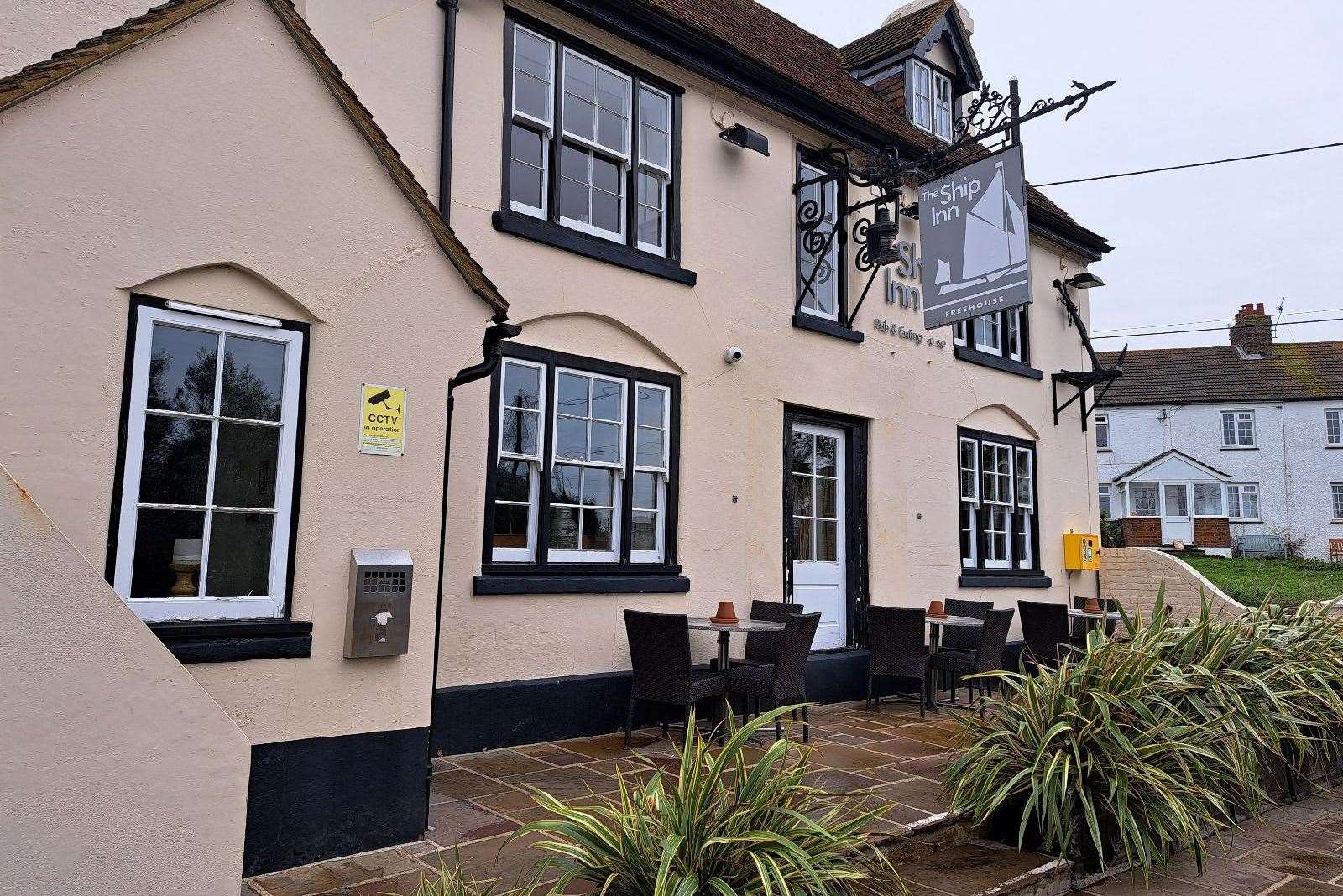 The Ship Inn at Conyer, between Sittingbourne and Faversham, closed last month