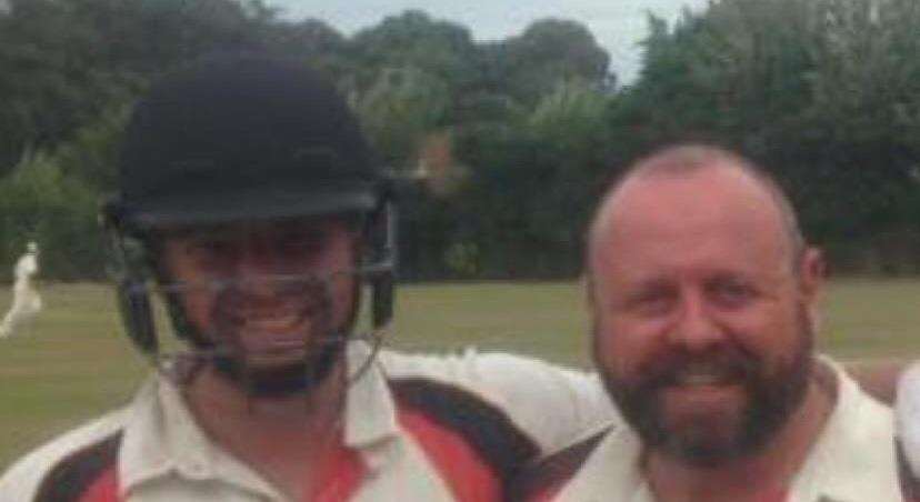 Josh Jones and Rob McAlister pictured at Walmer Cricket Club