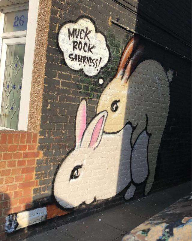 The controversial bunnies in Sheerness (3665313)