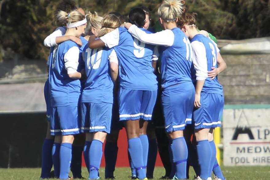 Gillingham Ladies could win the treble if they beat Coventry on Sunday Picture: Julian Hart