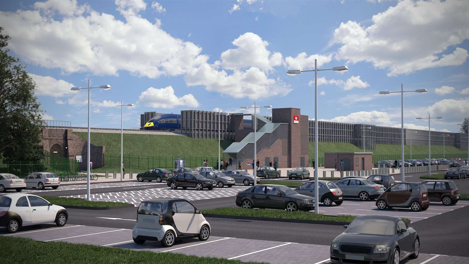 How the Thanet Parkway station will look when it opens later this year