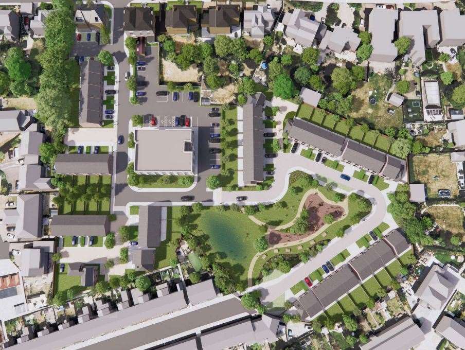 What the area could look like if plans are approved. Picture: Hollaway Architects