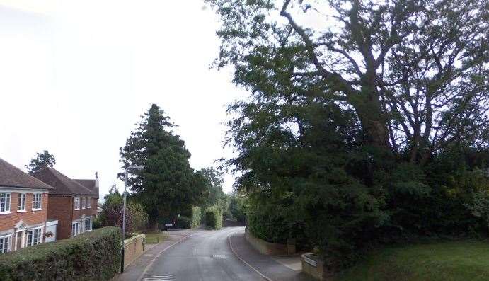 Pennington Road, in Tunbridge Wells, where the arrest was made Picture: Google