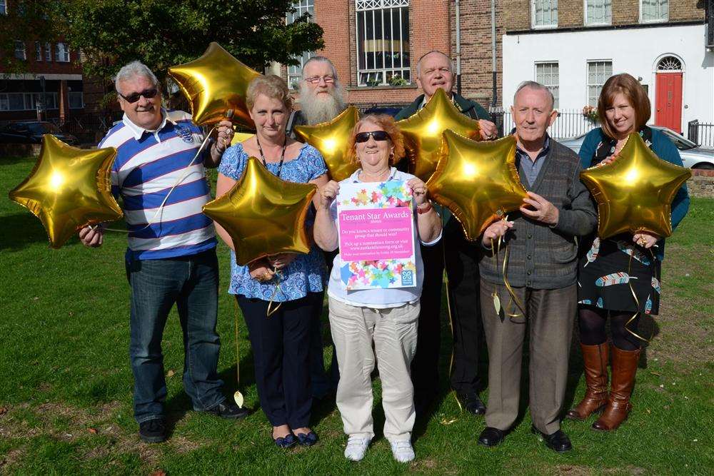 Tenant representatives and staff at the launch of East Kent Housing's first Tenant Star Awards