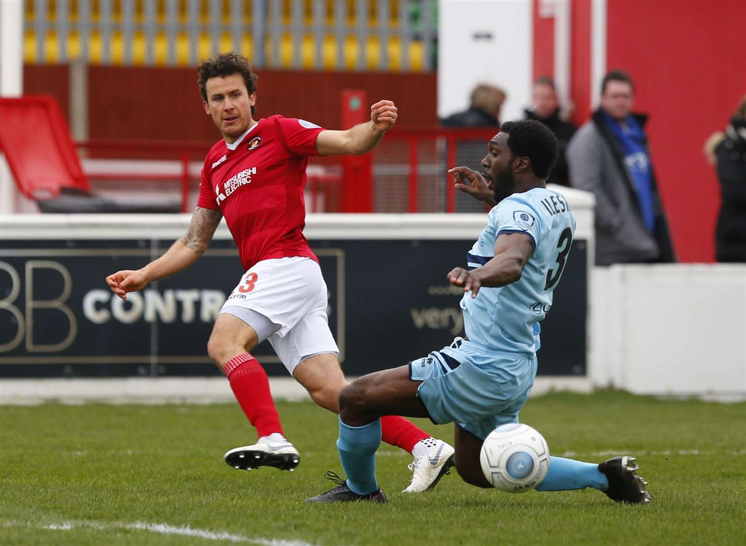 Lawrie Wilson has another year on his contract at Ebbsfleet Picture: Andy Jones