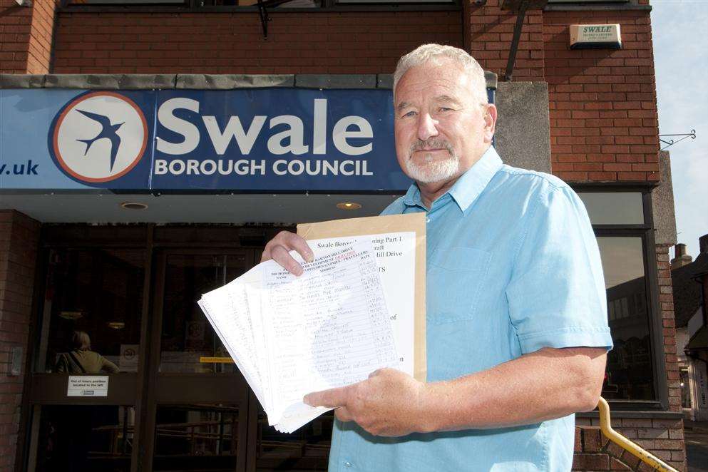 Minster resident Alan Bengall is concerned about the number of houses proposed for Sheppey