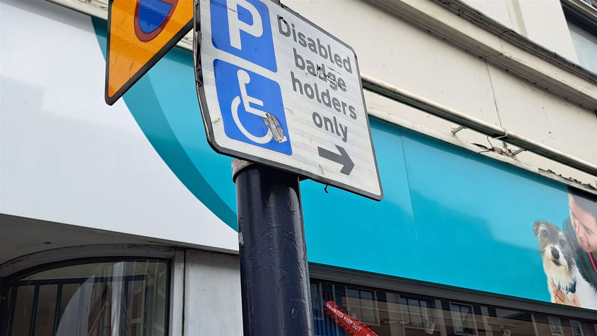 There are disabled bays within the zone, which may cause a problem
